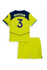 Tottenham Hotspur Radu Dragusin #3 Babyklær Tredje Fotballdrakt til barn 2025-26 Korte ermer (+ Korte bukser)